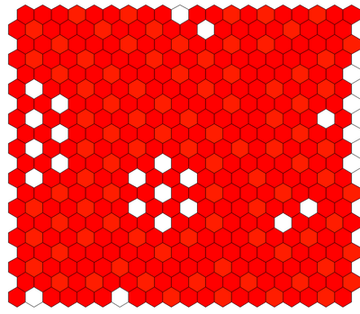 Patterning as a result of lateral inhibition and lateral stabilization.